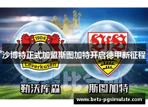 沙博特正式加盟斯图加特开启德甲新征程